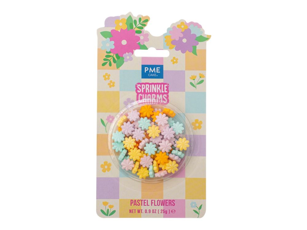 Sprinkle charms Pastel Flowers - PME - 25 g