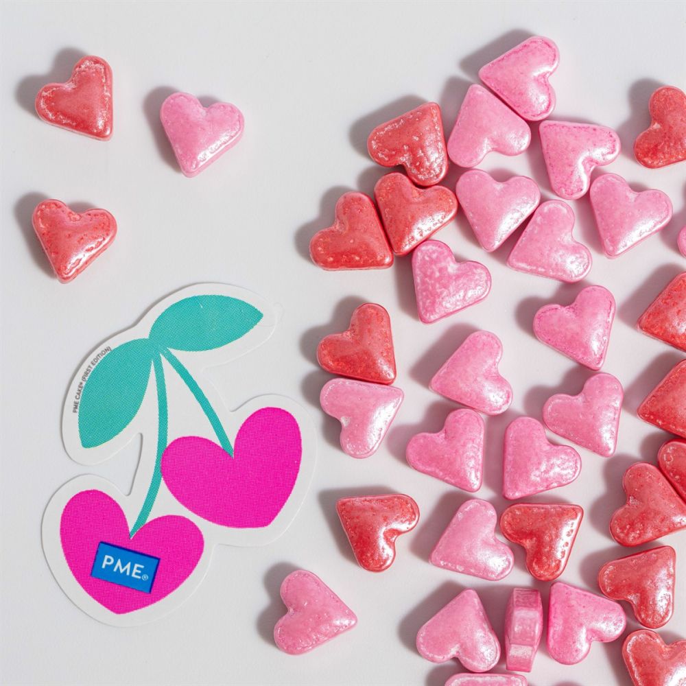 Sprinkle charms Pink Hearts - PME - 25 g
