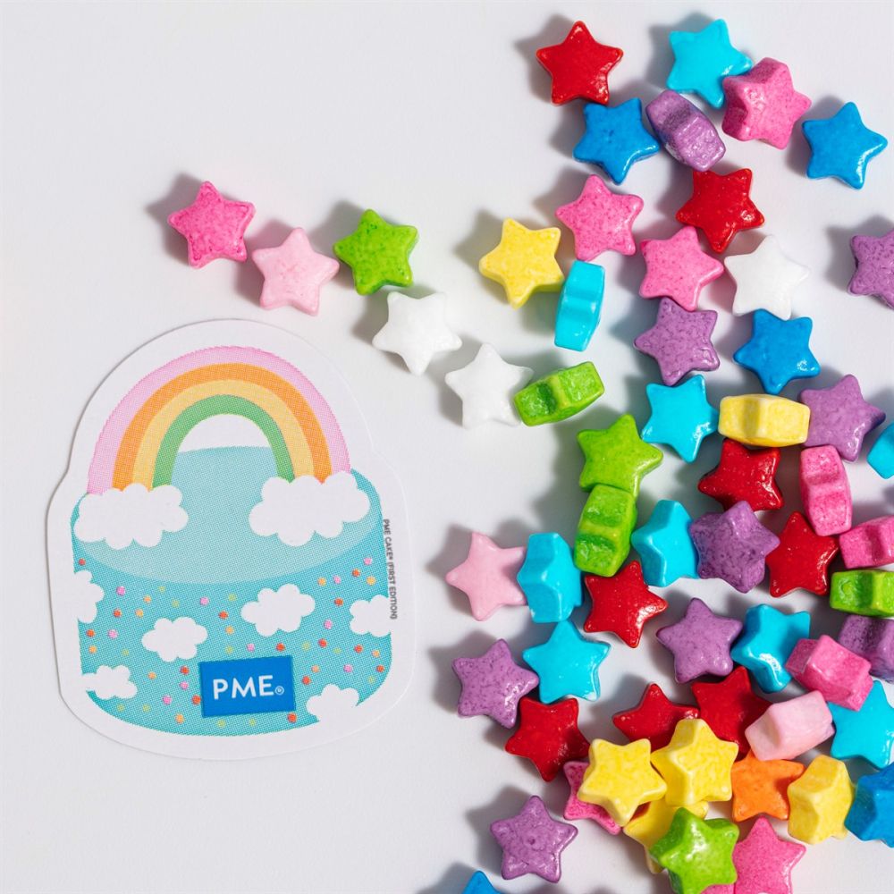 Sprinkle charms Rainbow Stars - PME - 25 g