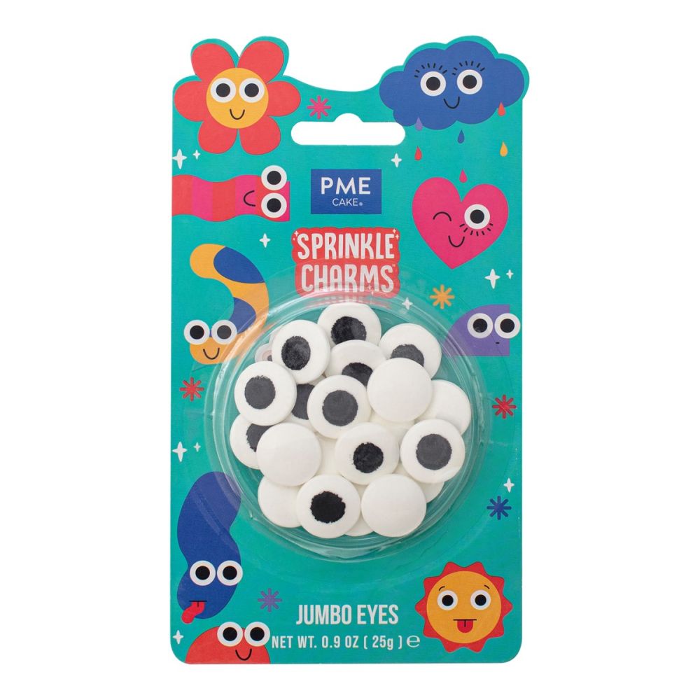 Sprinkle charms Jumbo Eyes - PME - 25 g