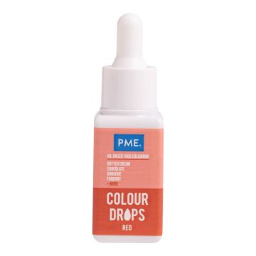 Barwnik spożywczy olejowy Colour Drops - PME - Red 20 ml