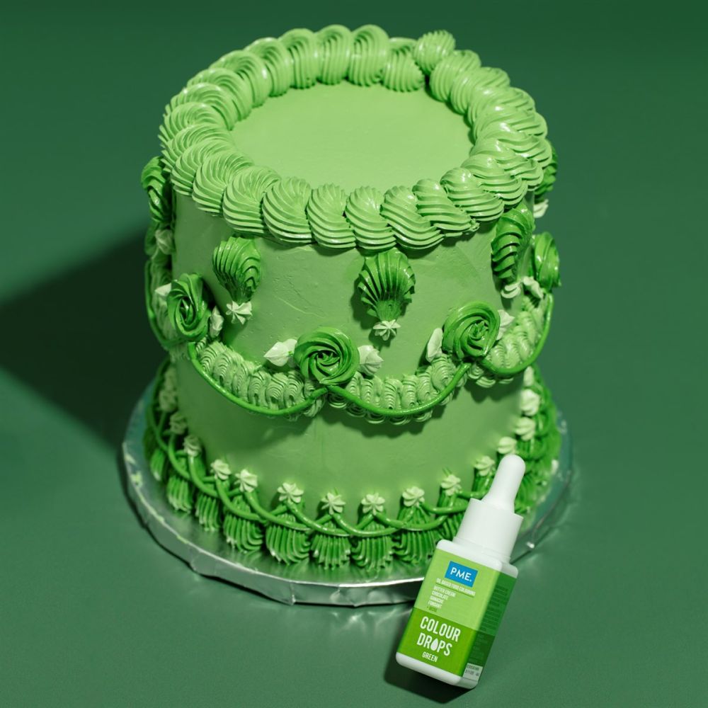 Barwnik spożywczy olejowy Colour Drops - PME - Green 20 ml