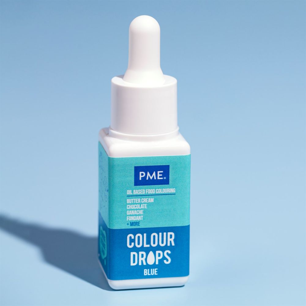 Barwnik spożywczy olejowy Colour Drops - PME - Blue 20 ml