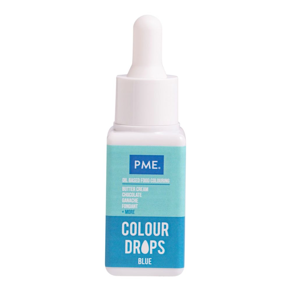 Barwnik spożywczy olejowy Colour Drops - PME - niebieski 20 ml