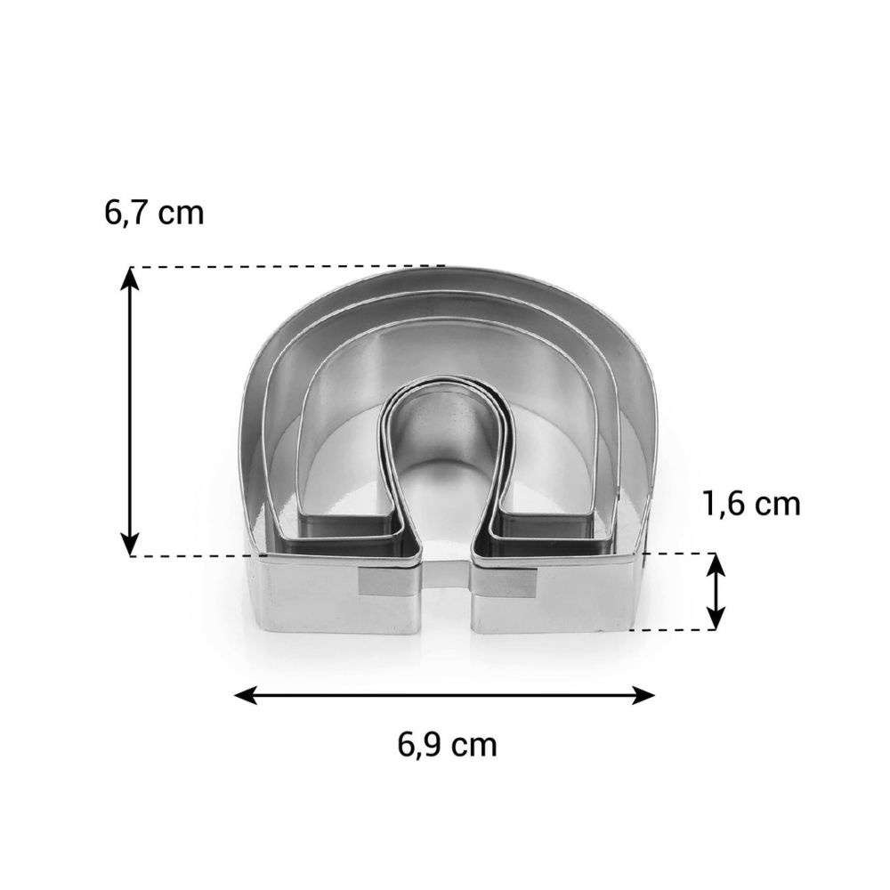 Set of cookie cutters Horseshoe - Tescoma - 3 pcs.