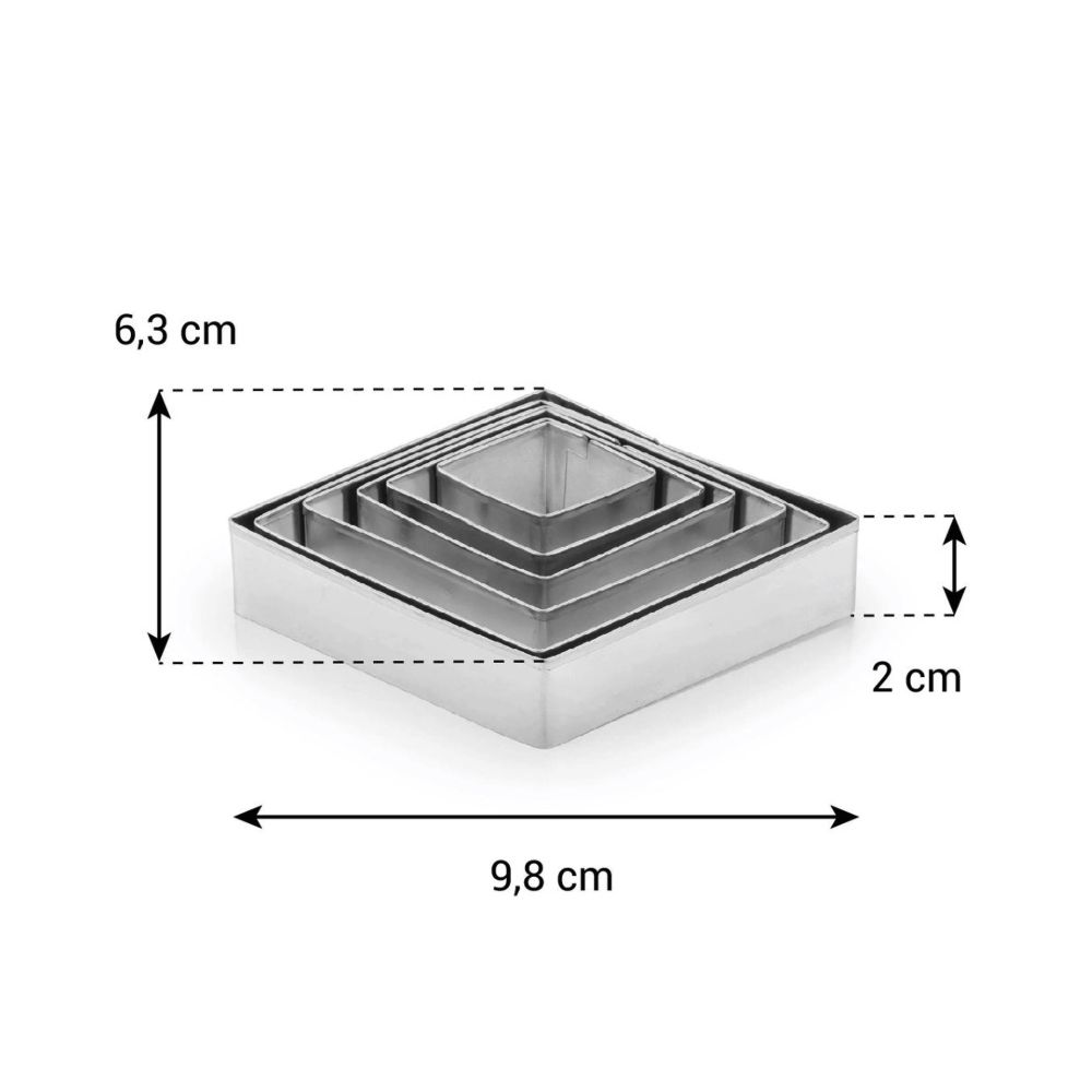Set of cookie cutters Diamond - Tescoma - 6 pcs.