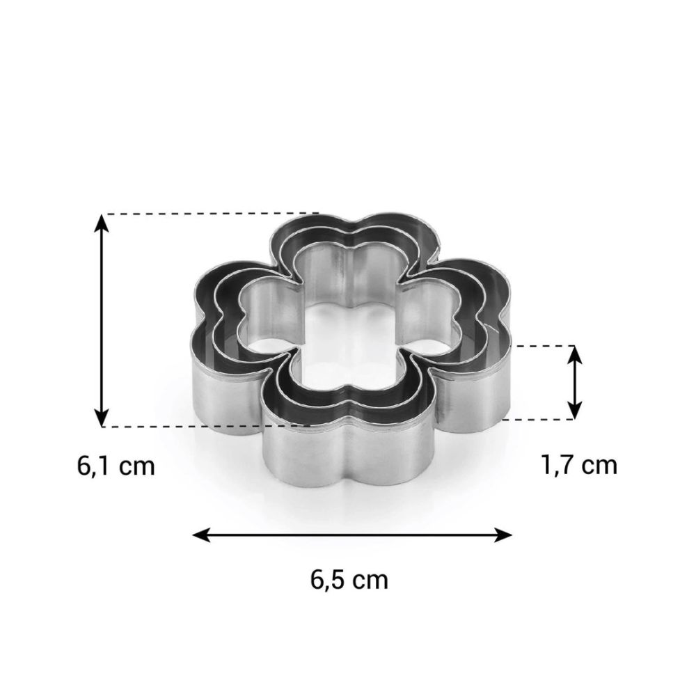 Set of cookie cutters Clover - Tescoma - 3 pcs.