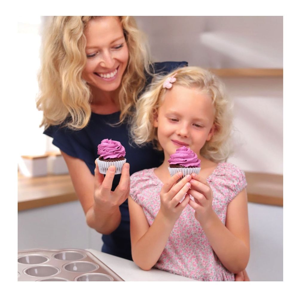 Forma silikonowa do muffinek z metalowym brzegiem - Tescoma - 12 szt.