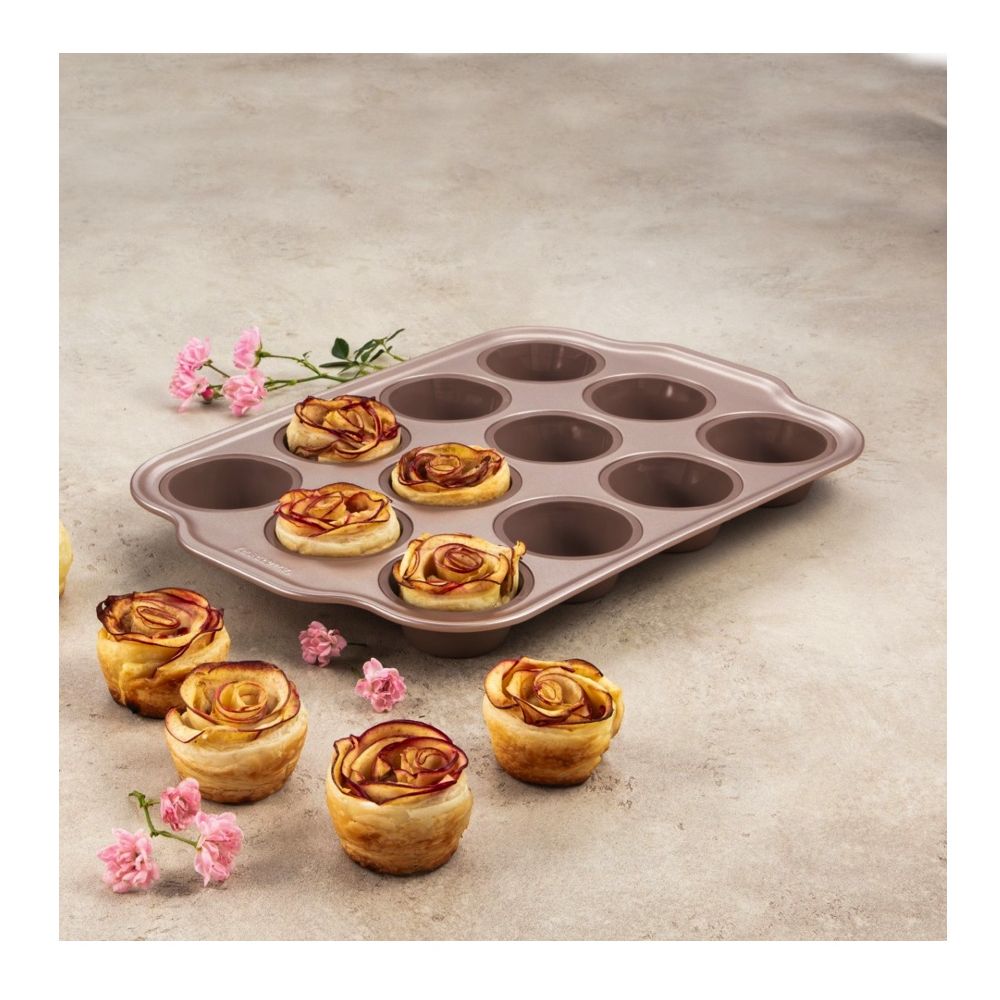 The silicone muffin baking tray - Tescoma - 12 pcs.