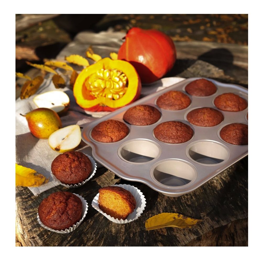 The silicone muffin baking tray - Tescoma - 12 pcs.