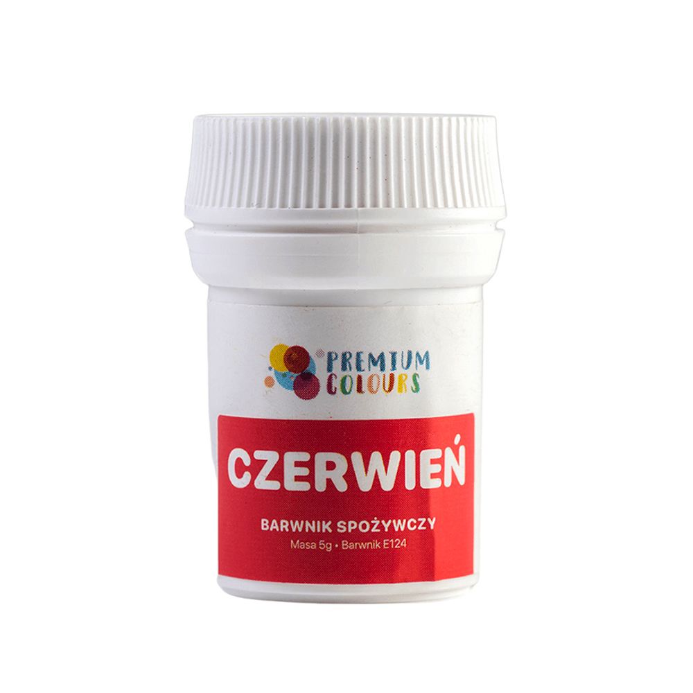 Barwnik spożywczy w proszku - Premium Colours - czerwony 5 g