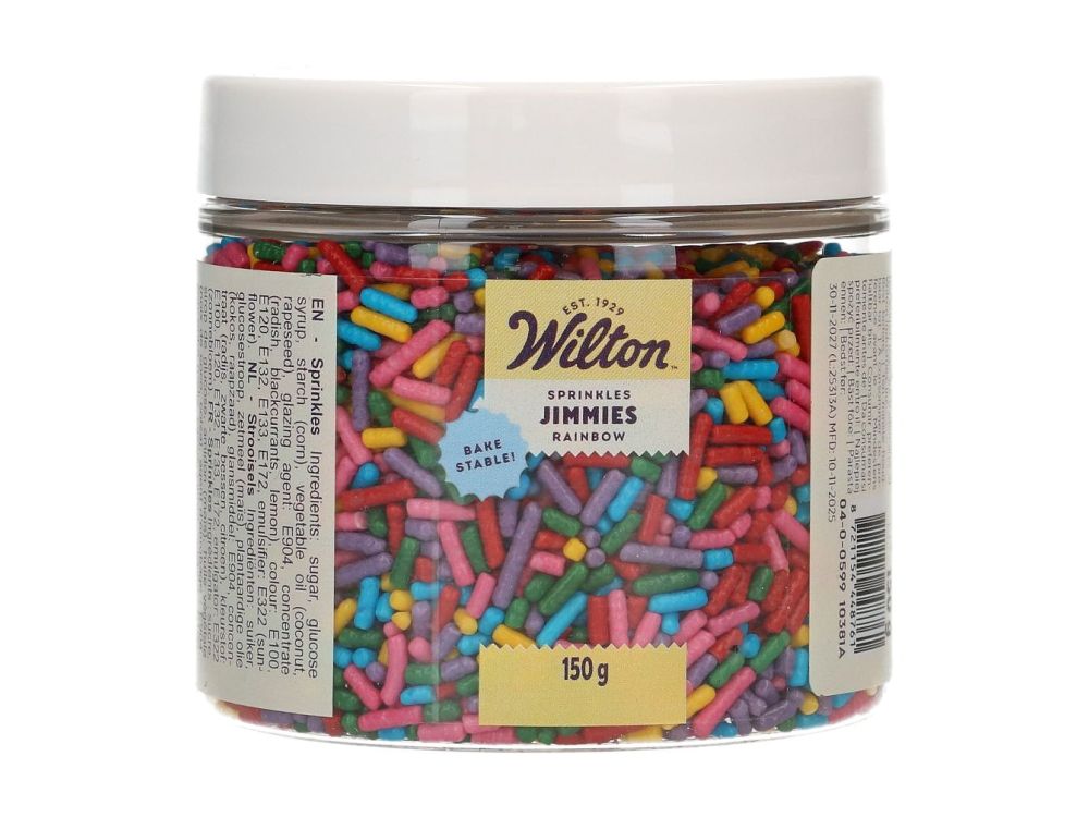 Sugar sprinkle Jimmies Rainbow - Wilton - 150 g