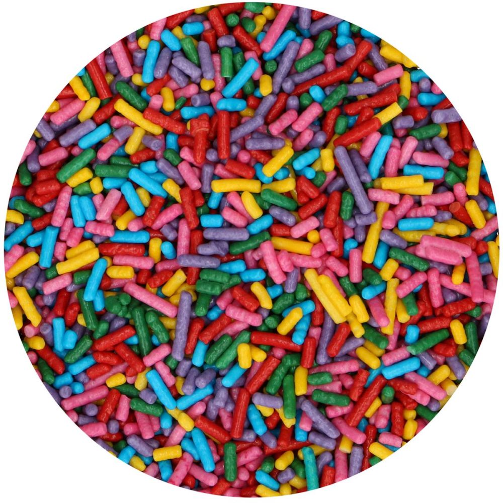 Sugar sprinkle Jimmies Rainbow - Wilton - 150 g
