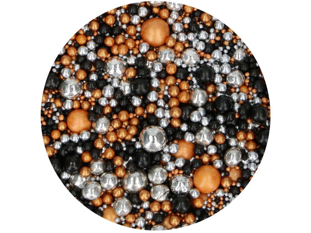 Posypka cukrowa miękkie perły Metallic Luxury - FunCakes - 80 g