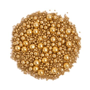 Sugar sprinkle Old Gold Pearl Core - Sweet Buffet - 90 g