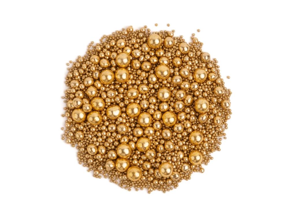 Posypka cukrowa perełki Old Gold Pearl Core - Słodki Bufet - 90 g