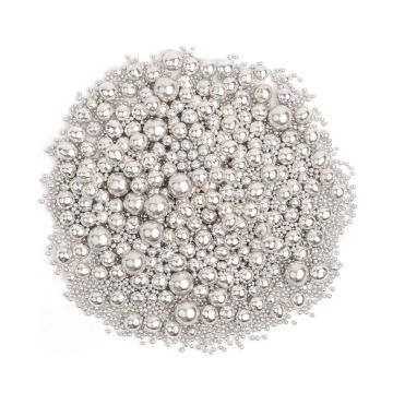 Posypka cukrowa perełki Silver Pearl Core - Słodki Bufet - 90 g