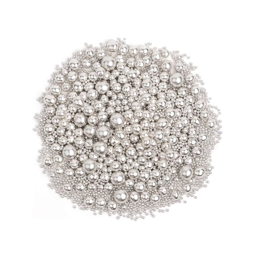 Posypka cukrowa perełki Silver Pearl Core - Słodki Bufet - 90 g