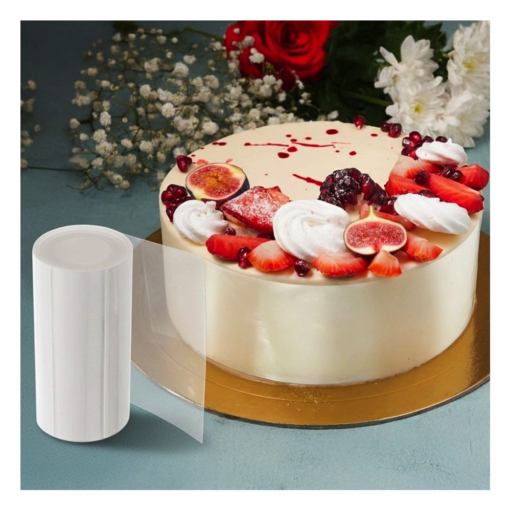 Cake collar acetate foil - Orion - 7 cm x 5 m