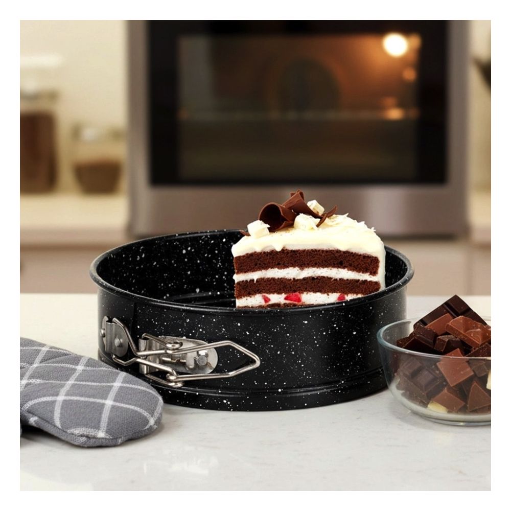 Tortownica rozpinana granitowa - Vilde - czarna 14 cm