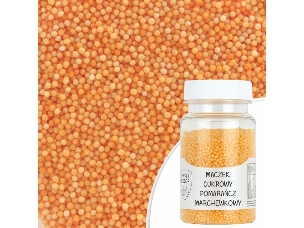 Posypka cukrowa Maczek - pomarańczowa, 75 g