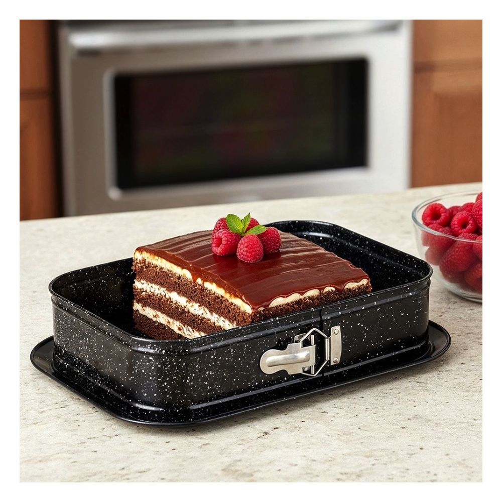 Rectangular granite baking pan - Vilde - 35 x 24 x 6,5 cm