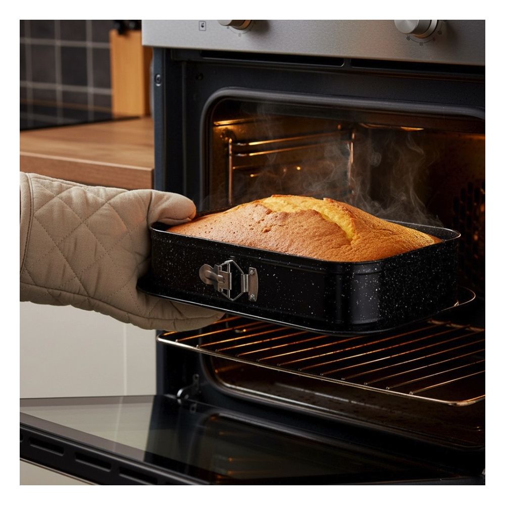 Rectangular granite baking pan - Vilde - 35 x 24 x 6,5 cm