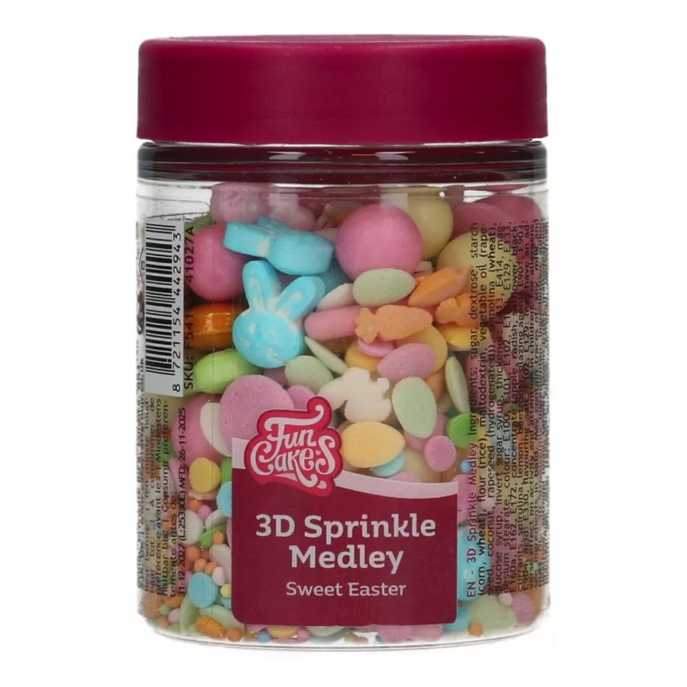 3D Sprinkle Medley Sweet Easter - FunCakes - 70 g
