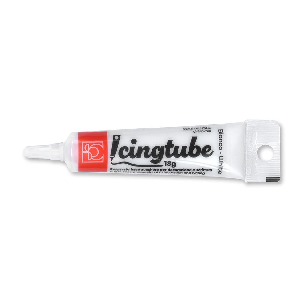 Pisak cukrowy IcingTube - Modecor - biały 18 g