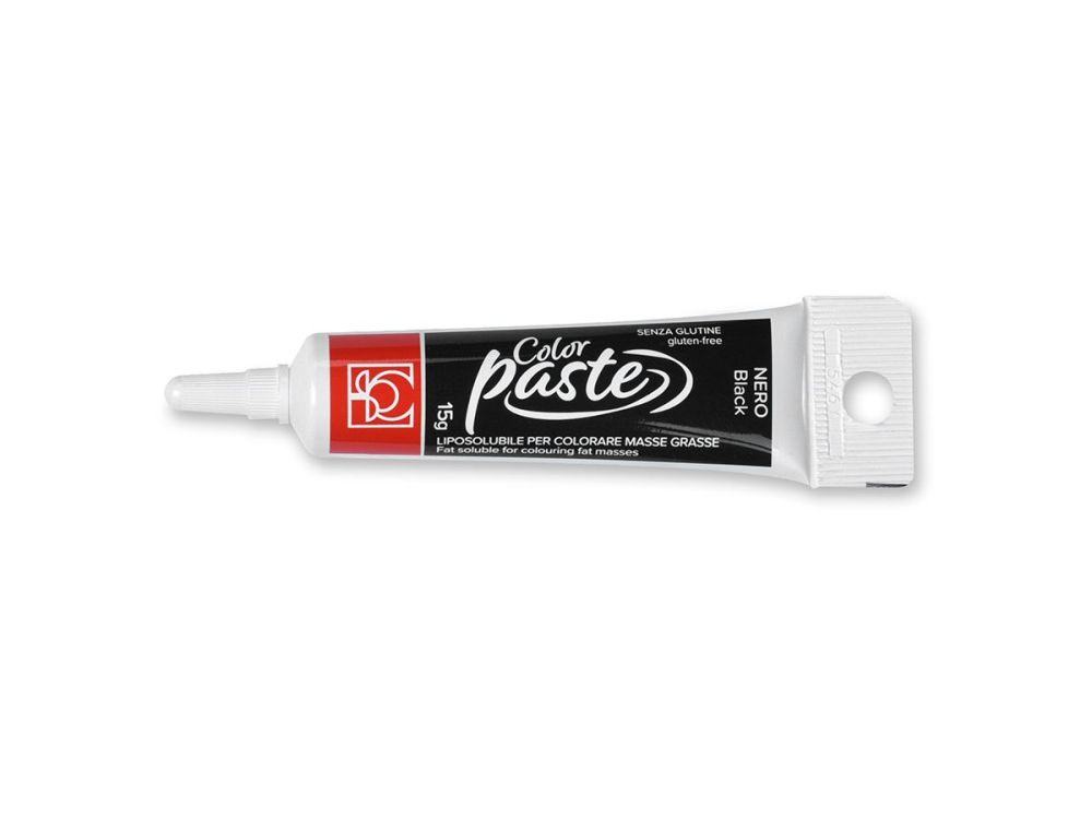 Barwnik do mas tłustych w paście - Modecor - czarny 15 g