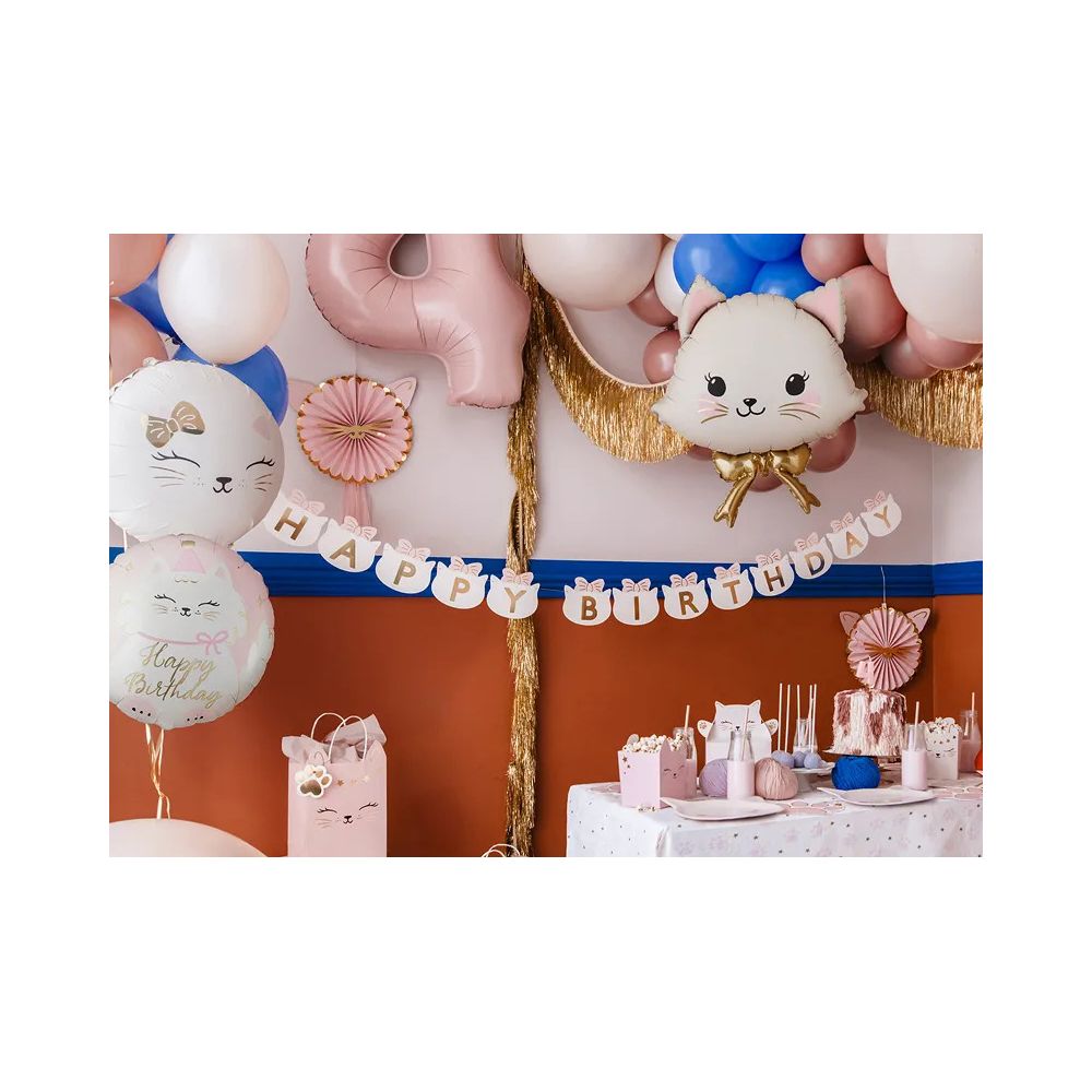 Balon foliowy Kotek - PartyDeco - 50 x 60 cm