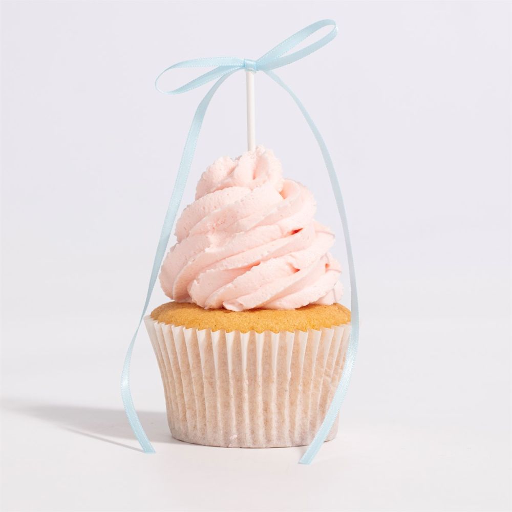 Toppery na tort Kokardki - PME - niebieskie 8 szt.