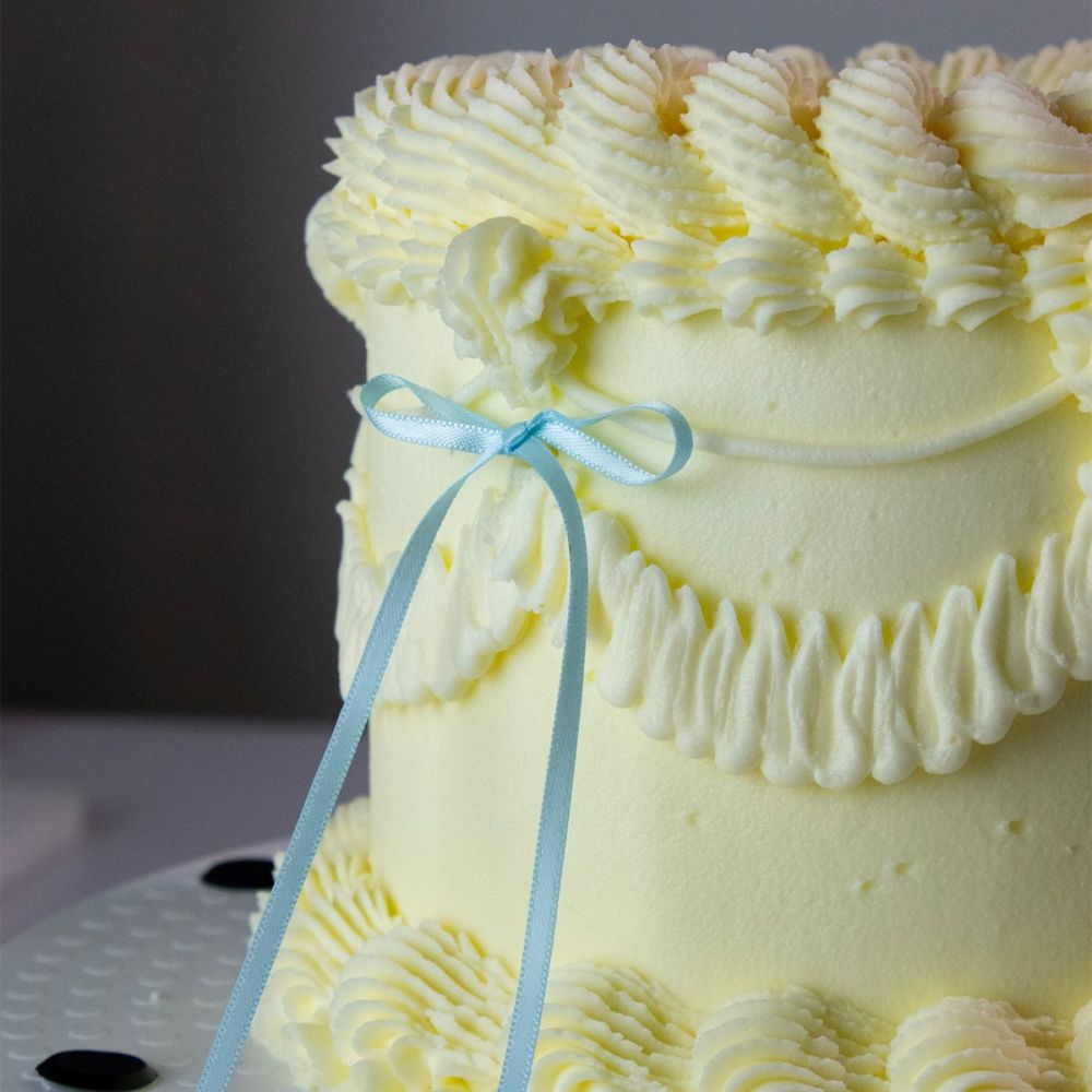 Toppery na tort Kokardki - PME - niebieskie 8 szt.