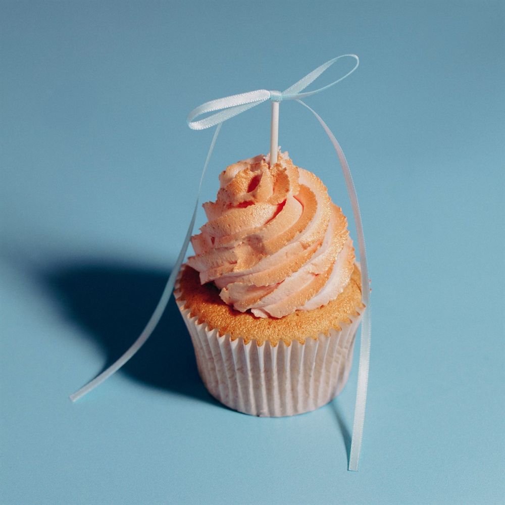 Toppery na tort Kokardki - PME - niebieskie 8 szt.