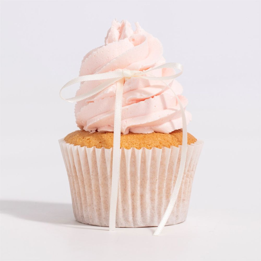 Toppery na tort Kokardki - PME - białe 8 szt.