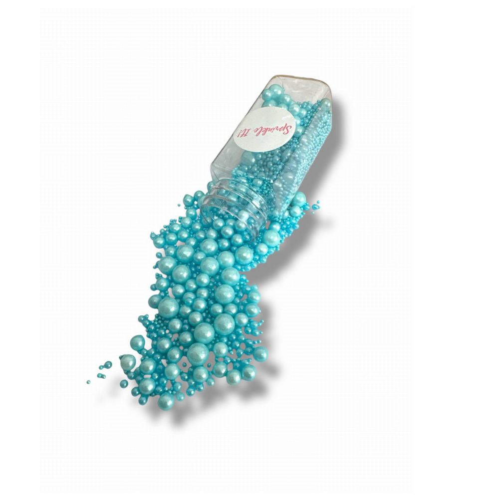 Sugar Sprinkles Pearls – Sprinkle It! – Blue Bubbles Mix 100 g