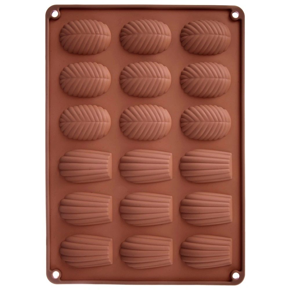 Silicone Mold for Madeleines and Leaves – Orion – 34 × 24.5 × 1 cm