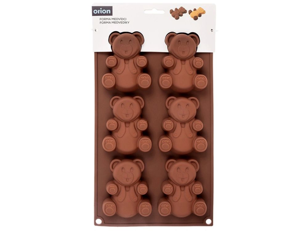 Silicone Mold for Bear-Shaped Cookies – Orion – 30 × 17.5 × 2 cm