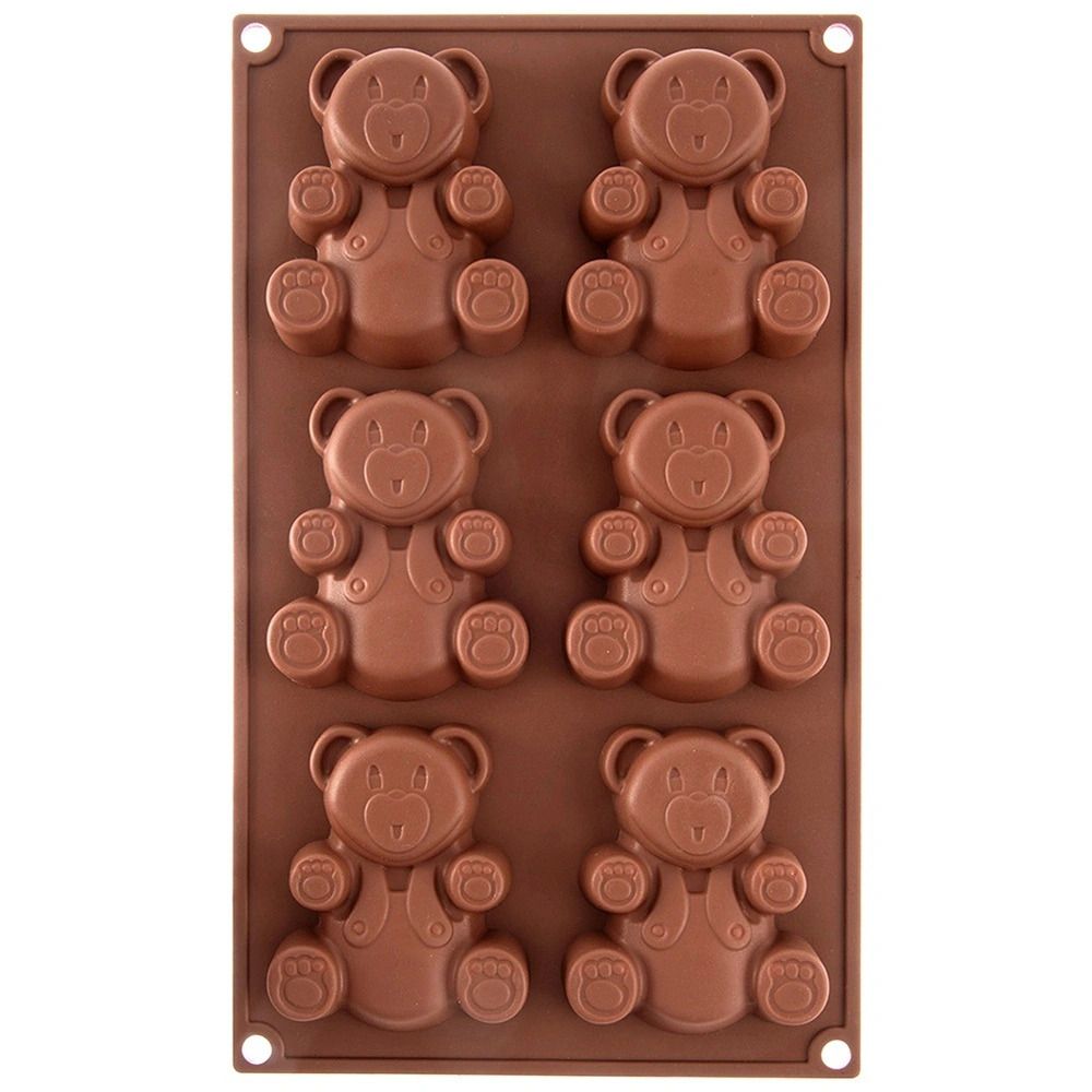 Silicone Mold for Bear-Shaped Cookies – Orion – 30 × 17.5 × 2 cm