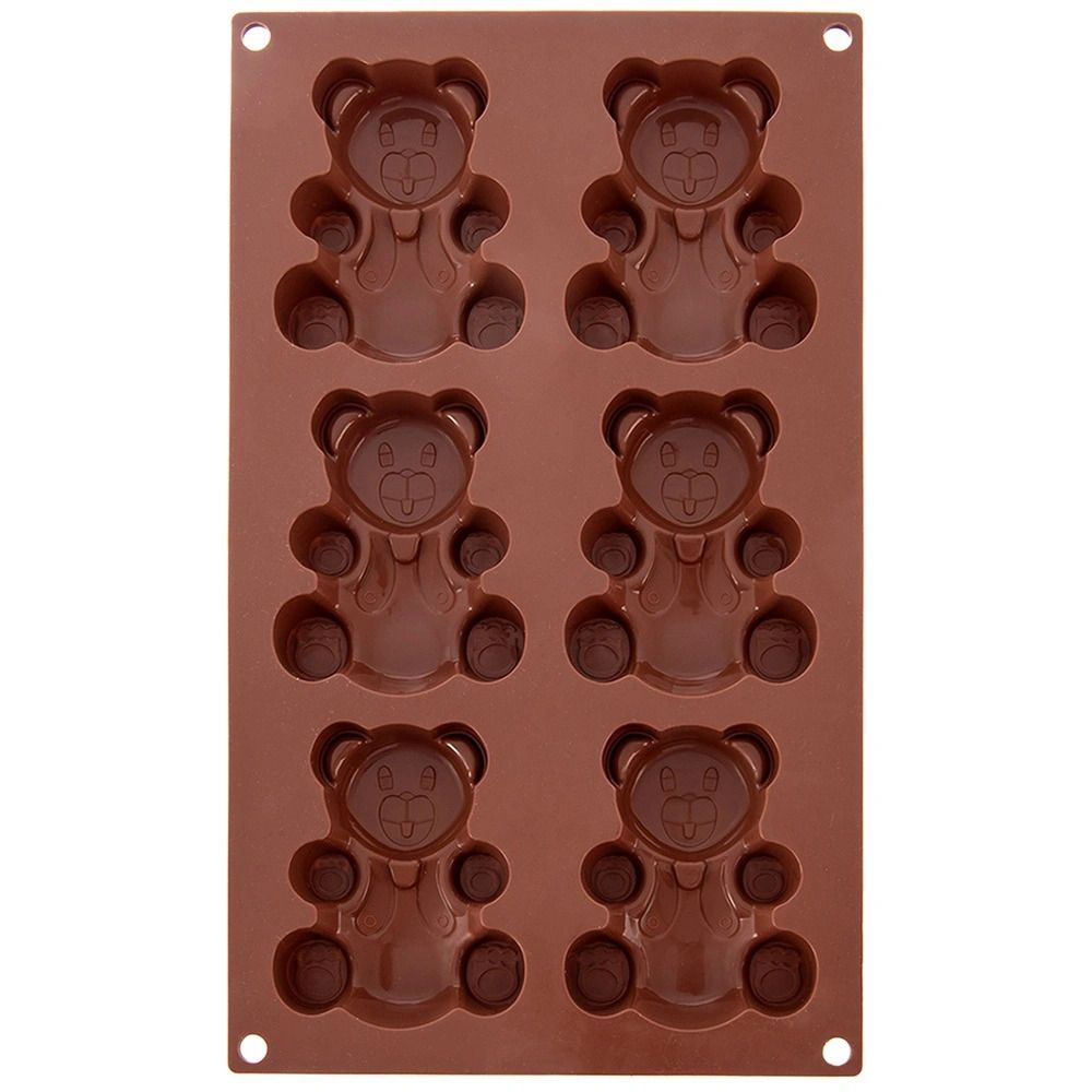 Forma silikonowa do ciastek misie - Orion - 30 x 17,5 x 2 cm