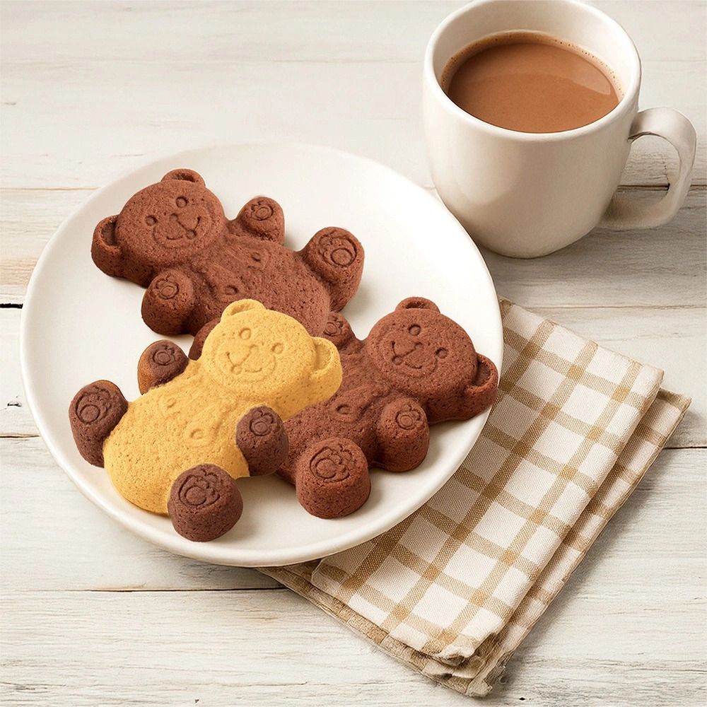 Silicone Mold for Bear-Shaped Cookies – Orion – 30 × 17.5 × 2 cm