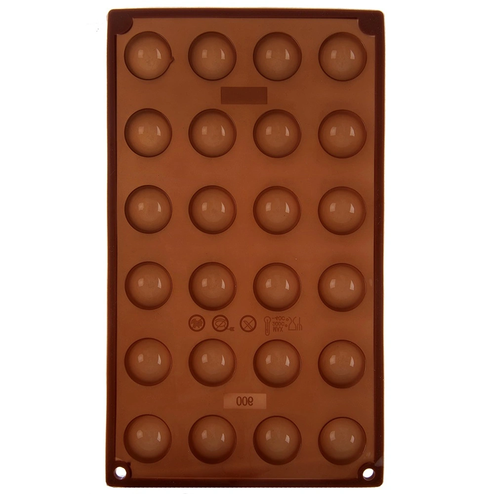 Forma silikonowa do ciastek półkule - Orion - 30 x 17,5 x 1,5  cm