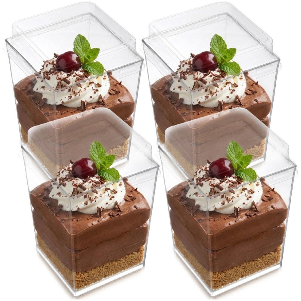 Dessert and Appetizer Cups with Lids – Orion – 160 ml 4 pcs