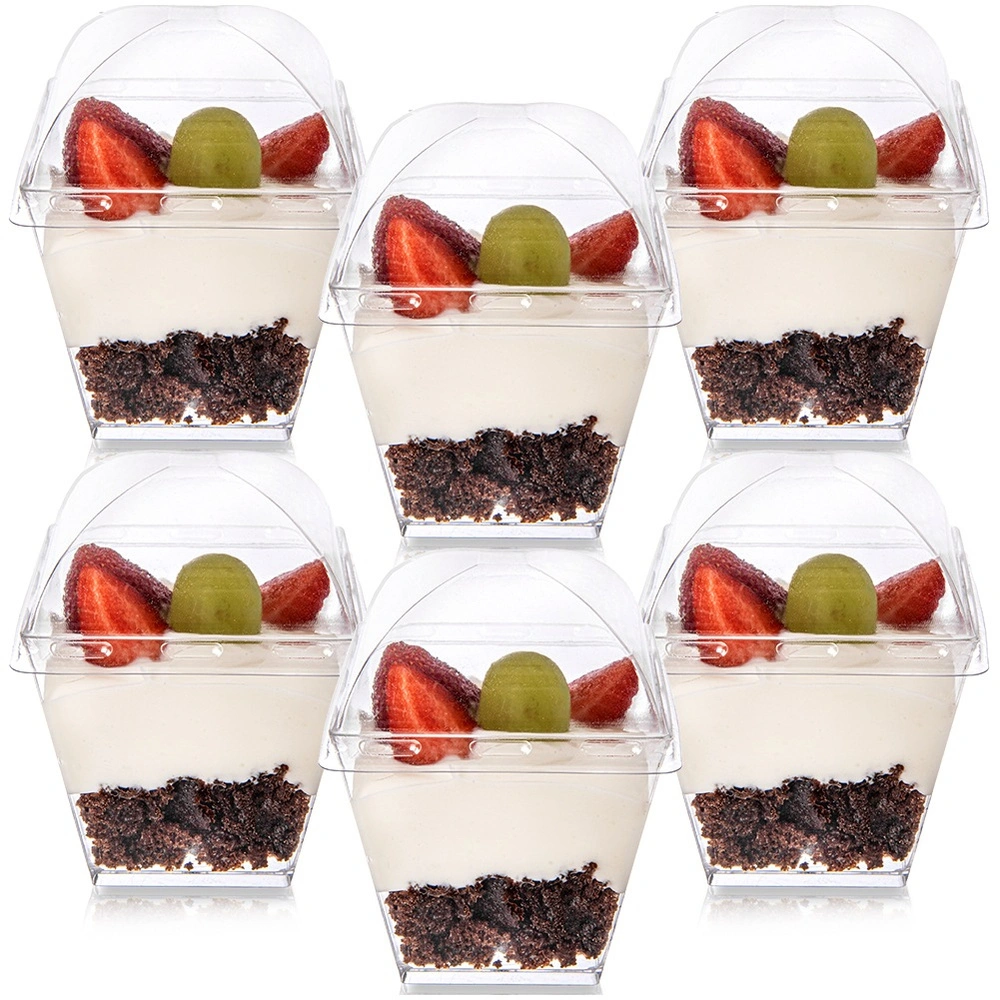 Dessert and Appetizer Cups with Lids – Orion – 180 ml 6 pcs