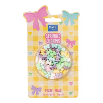 Sprinkle charms Pastel Bows - PME - 25 g