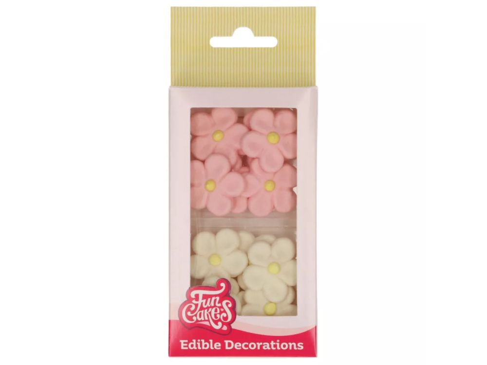Sugar Decorations Daisies – FunCakes – 12 pcs