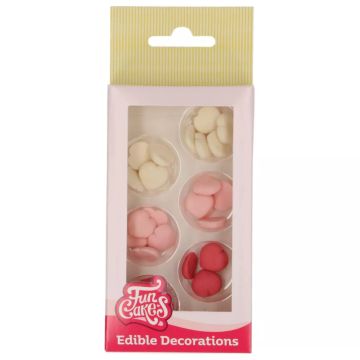 Sugar Decorations Hearts – FunCakes – 30 pcs