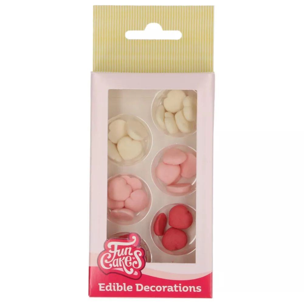 Sugar Decorations Hearts – FunCakes – 30 pcs