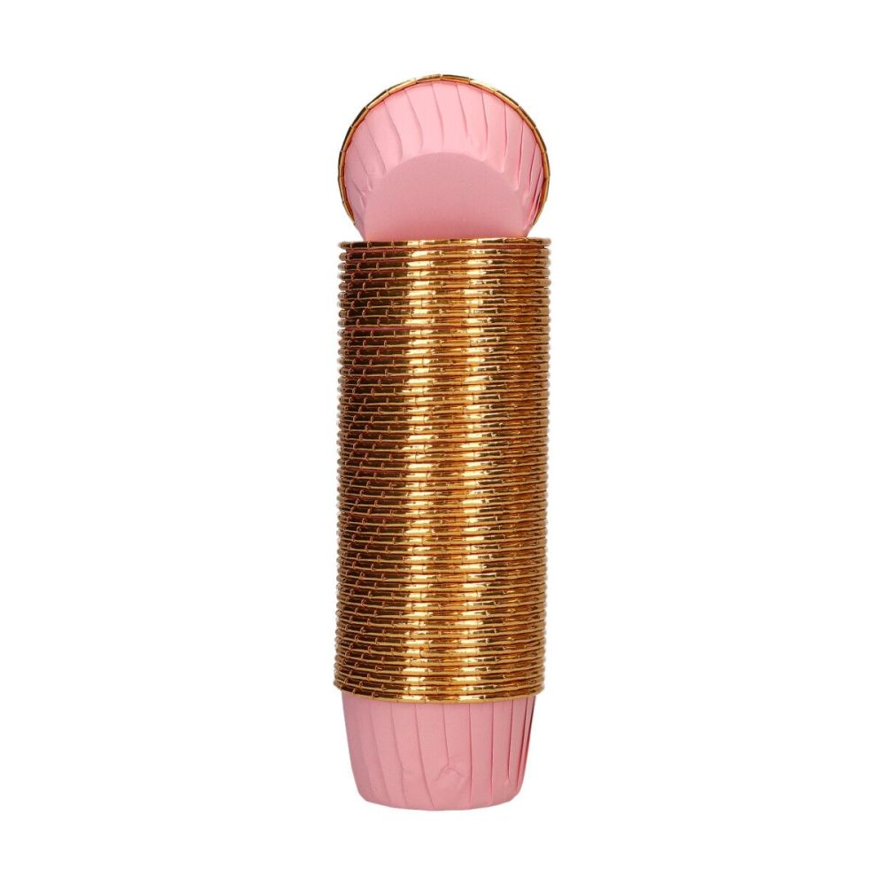 Muffin Cups Pink and Gold – Wilton – 50 pcs