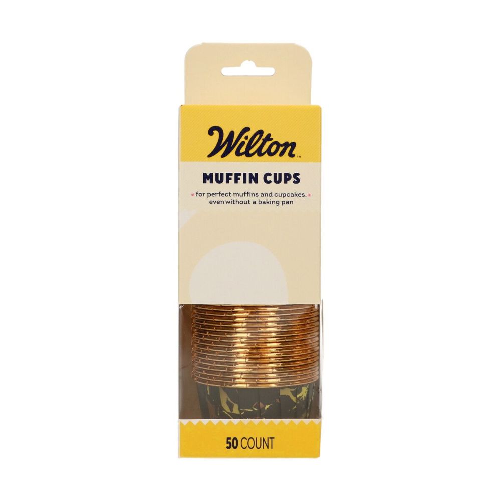 Muffin Cups Marble Black – Wilton – 50 pcs